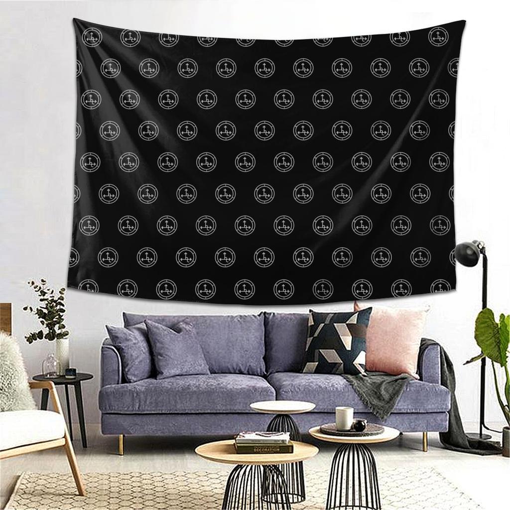 Sigil Of Lilith Tapestry Decoration Art Aesthetic Tapestries for Living Room Bedroom Home Wall Cloth Wall Hanging