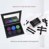 Eye Shadow Plate Matt Dark Purple Monochrome Professional Makeup Eye Shadow