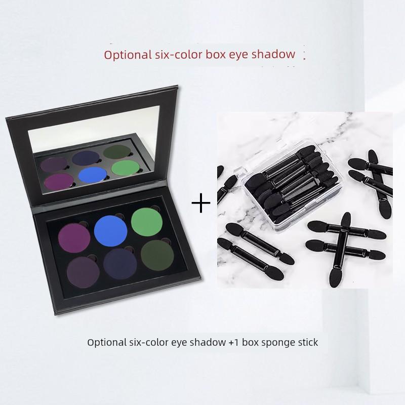 Eye Shadow Plate Matt Dark Purple Monochrome Professional Makeup Eye Shadow