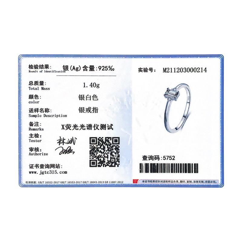 Modian 925 Sterling Silber klassischer Charme Smaragdschliff Zirkonia Fingerringe für Frauen hypoallergener Hochzeitsschmuck