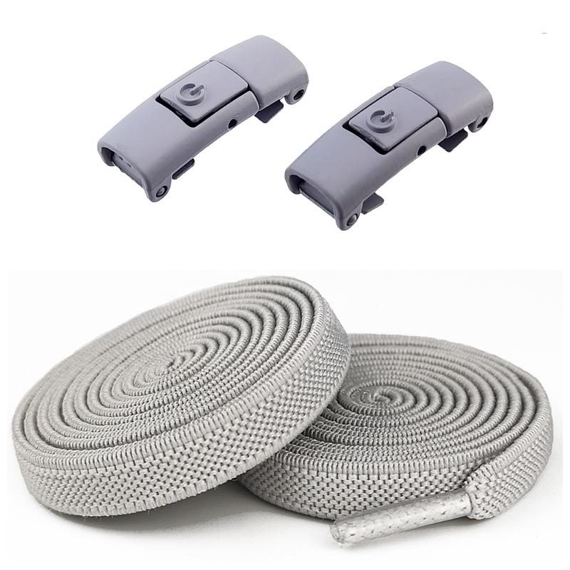 8mm Elastische Schnürsenkel-Schnalle ohne Binden für Herren und Kinder