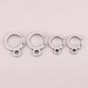2Pcs Heavy Duty Stainless Steel Key Ring Spring Snap Hook Carabiner for Outdoor Sports Backpack