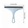 1 Household Glass Wiper, t-Type Soft Rubber Window Cleaning Scraper, For Bathroom, Tile, Floor, Mirror Cleaning Hand Scraper