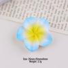Colorful Plumeria Resin Charms: DIY Cream Glue Accessories for Crocs, Hair Clips, Earrings, Phone Cases