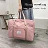 Große Kapazität Reisegepäcktasche Faltbare Reisehandtaschen Tragbare Reiseaufbewahrungstasche Kleidersack