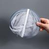Wall Hanging Folding Laundry Basket Organizer Bathroom Dirty Clothes Mesh Storage Bag Household Basket Frame Bucket