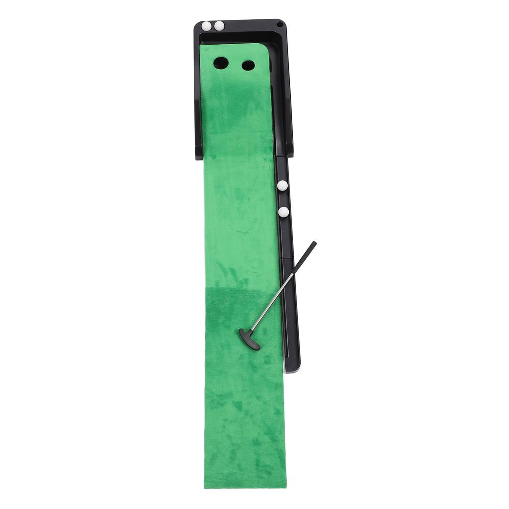 Putter Training Set, Automatic Return, Non-Slip Rubber Base, with Green Feel, for Indoor or Outdoor Practice
