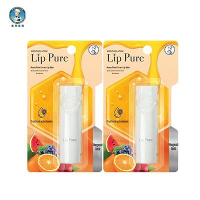 Mentholatum Honey Plant Extract Orange Lip Balm