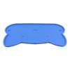 Silicone Pet Feeder Mats Cat-shaped Dog Drinking Pad Durable Pet Bowl Mat  Kitten Feeding
