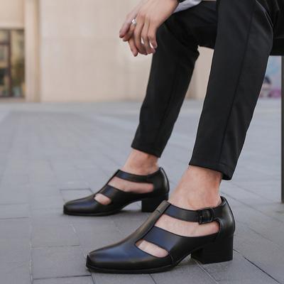 Herren Business Kleidung Lederschuhe Echtes Leder Hochzeitsschuh Spitze Zehenpartie Trend Friseur Herrenschuhe Herren Sandalen Slipper