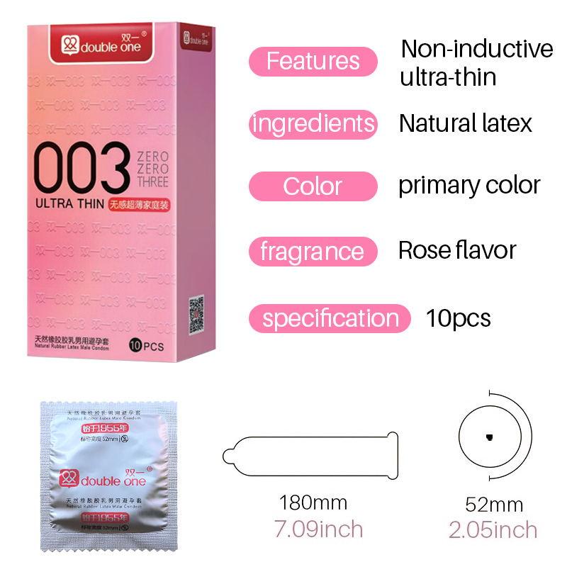 003 Profilattici Spessore 0,03 mm Ultrasottili Manicotto Pene