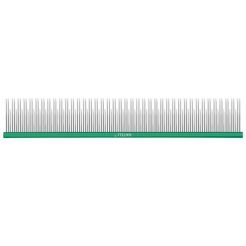 Professional Pet Grooming Comb Dogs Cats Stainless Steel Fine Teeth Detangling Straight With Ergonomic Handle