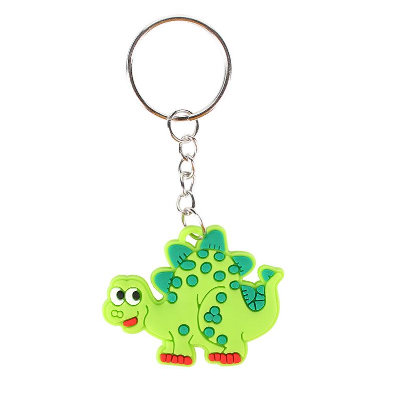 Personalized Cute Cartoon Dinosaur Keychain for Backpack or Accessories