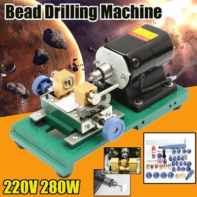 220V 280W Perle Bohren Holing Maschine Bohrer Perle Schmuck Punch Gravur Graveur Maschine Werkzeug