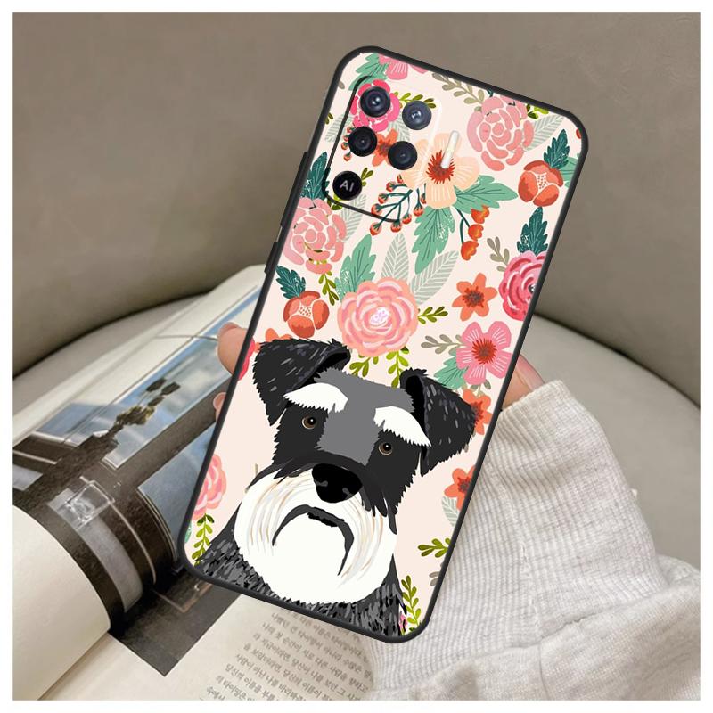 Schnauzer Puppy Dog Case For Oppo A80 A60 A40 A5 Pro A15 A16 A17 A57 A77 A94 A74 A54 A76 A96 A18 A38 A58 A78 A98