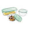 iwaki Pack & Range Square Glass Food Storage Containers Heat Resistant Microwave Safe PS-PRN-11W
