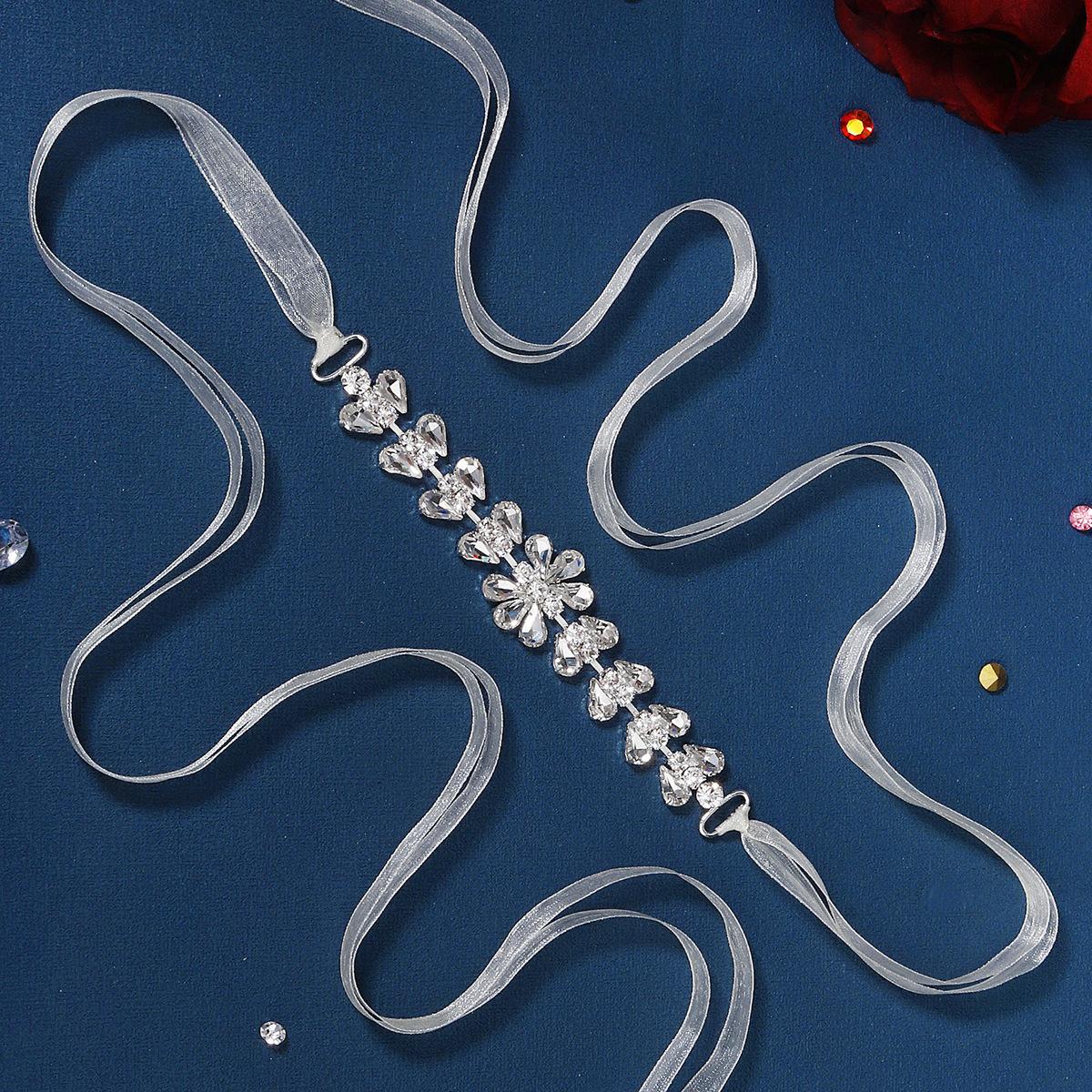 

Новый пояс невесты, женские украшения, высококачественные универсальные свадебные аксессуары, повседневные простые металлические пояса со стразами