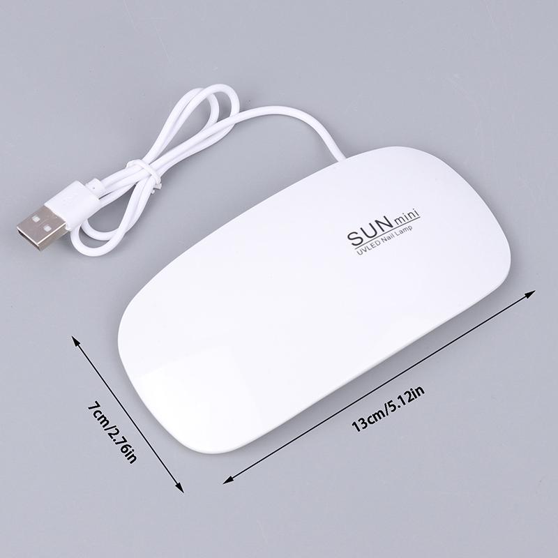 D2 6w Portable Usb Nails Dry Tool Home Mini Nail Lamp Uv Led Gel Polish Cured Pink White Nail Dryer Machine Uv Lamp Cute Desk