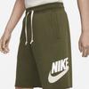 Nike NSW Spe Ft Alumni Knit Breathable Shorts With Large Logo Men Bottoms Green DM6818-326