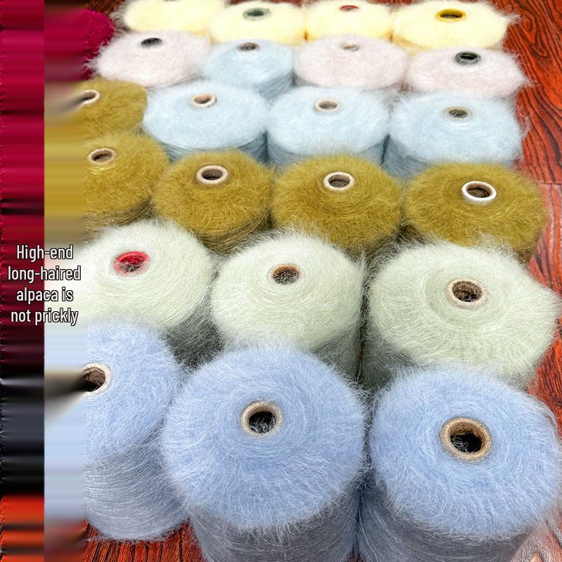 Luxury Soft Long-Haired Alpaca Mohair Yarn