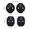 AABHZ1 Silicone Car Door Lock Covers Door Anti-Collision Soft Pads for Mercedes Benz B C E S Class A Class C200L GLC GLK CLA GLA