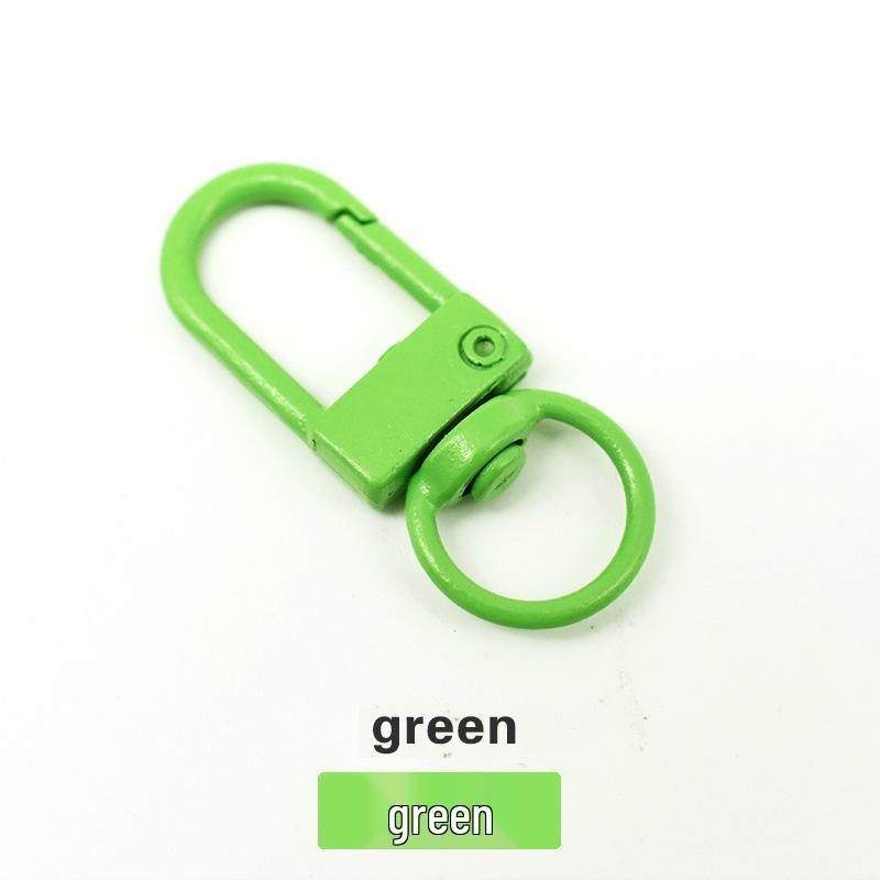 Portachiavi a Fibbia a Molla a Forma di U in Metallo Colorato per Artigianato Fai-da-Te e Accessori per Bambole