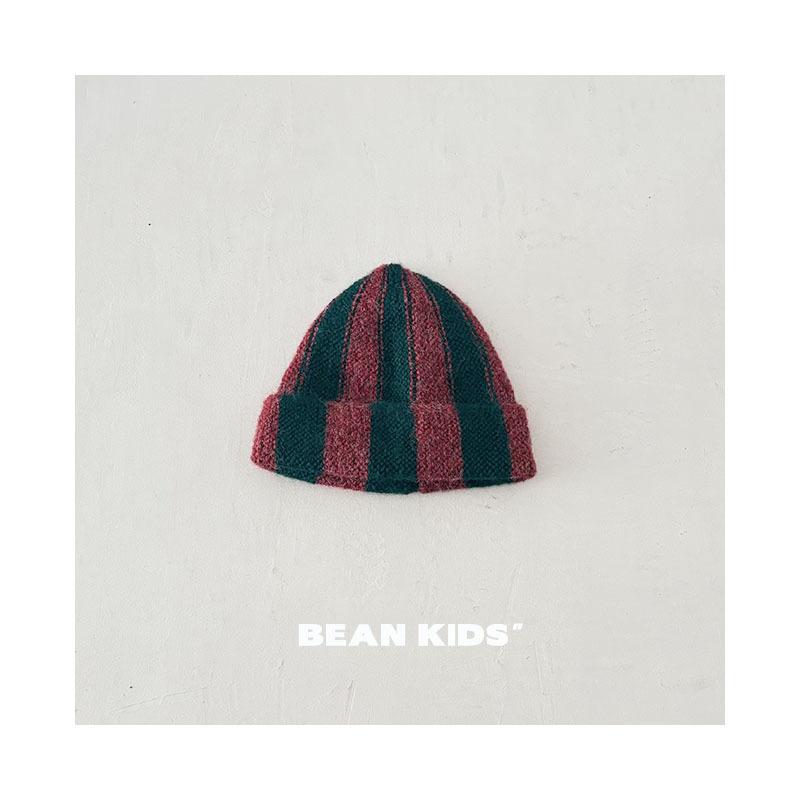 

Autumn and Winter Children s Warm Woolen Hats Personalized Color Matching Knitted Melon Skin Hats for Boys and Girls (48-52CM)
