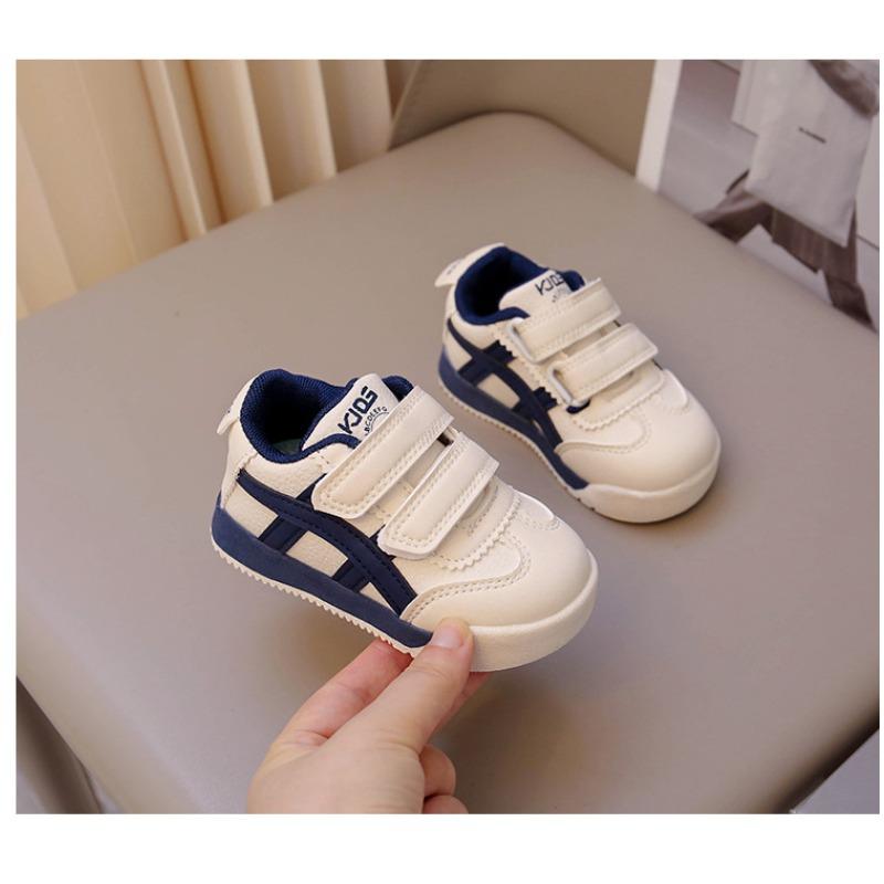 Children's Forrest Gump Shoes Girls Spring and Autumn Soft-soled Non-slip Shoes Baby Toddler Anti-kick Shoes Leather Board Shoes Sequins