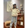 Retro Women's Color Block Stand-up Collar Warm Cotton Jacket - Autumn/Winter Loose Fit Trend
