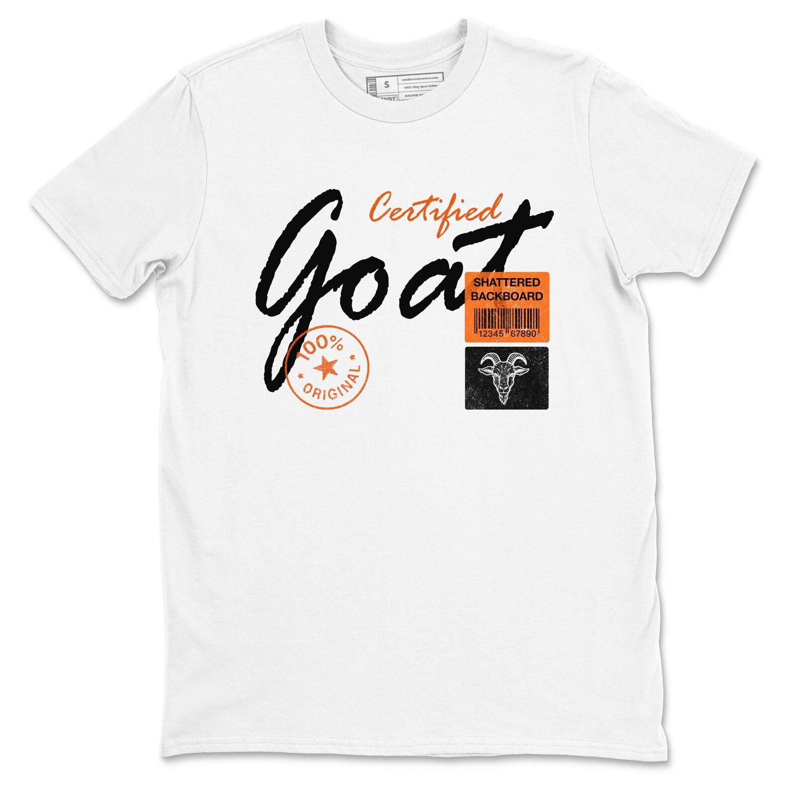 Certified Goat graphic tee. Streetwear graphic T-Shirt. Matching 1s Shattered Backboard L