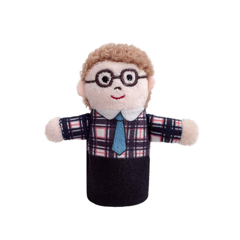 

Плюшевая кукла Семья Плюшевая пальчиковая кукла Рассказывание историй Пальцевая кукла Кукла Мальчик и Девочка Dad