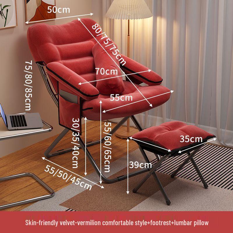 Adjustable Folding Recliner Chair with Footrest