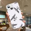 Fashion Brand B-Boy L-London Tempered Glass For Iphone 14 13 12 11 Pro Mini XS MAX 14Plus X XS XR Fundas