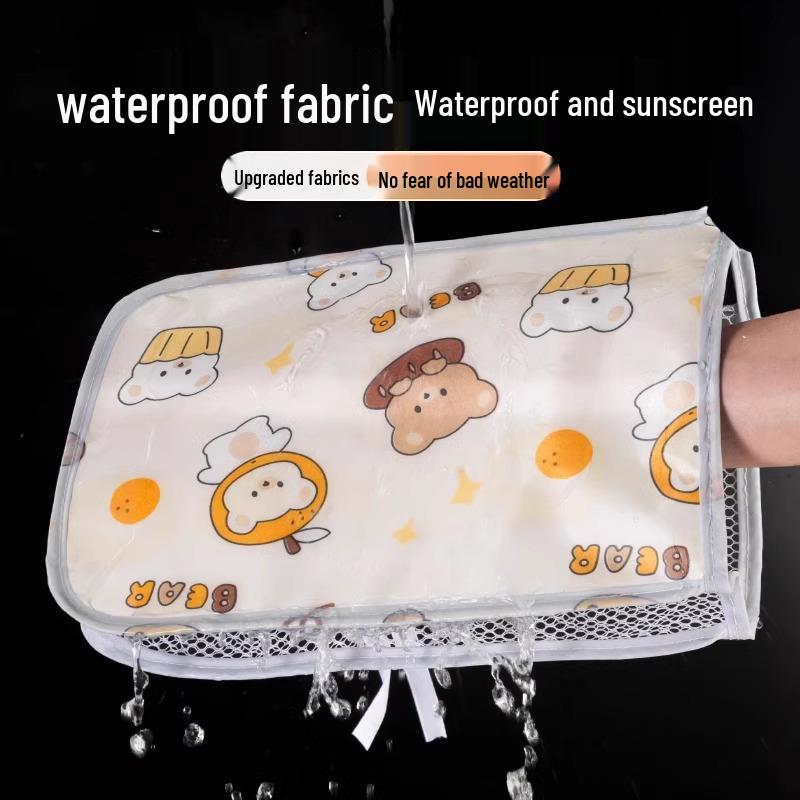 Letní elektrické auto a motocykl řídítka sluneční clona rukavice - Vodotěsné a větruodolné