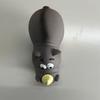 Pet Toys Rhino Shape Toy with Sound Design Flexible Bite-Resistant Latex Dog Toy Teeth Cleaning Relieve Anxiety Chew Toy