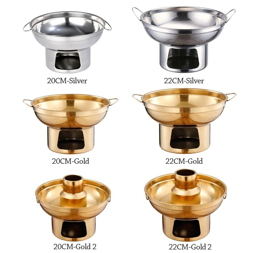 Edelstahl-Herdtopf 20/22 cm, robustes Kochgeschirr für den Haushalt