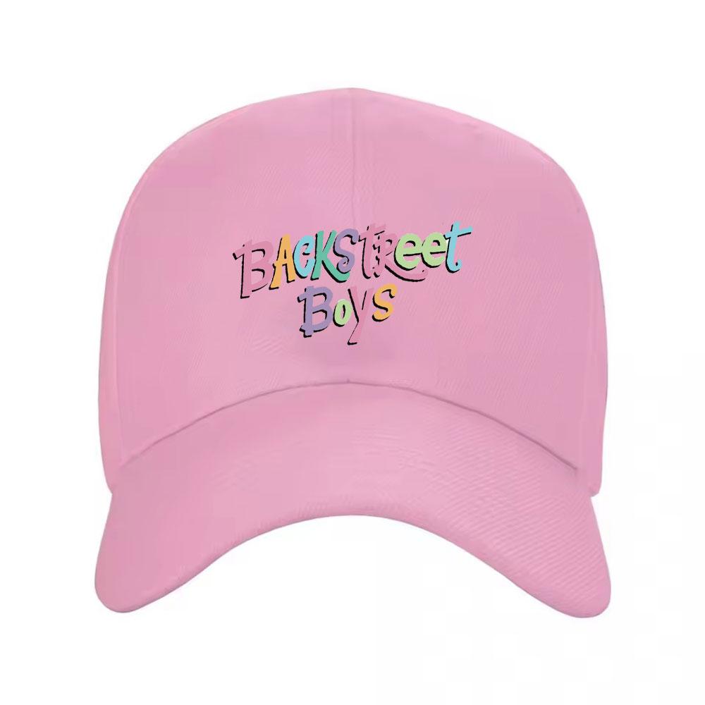 Backstreet Boys Letter Baseball Concert Cap Outdoor Retro Trucker Dad Hat Unisex Teens Casual Sunshade Snapback Polyester Cap