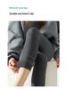 Women's High-Waisted Thermal Yoga Leggings with Hip Lift and Tummy Control - Autumn/Winter Velvet Lined.