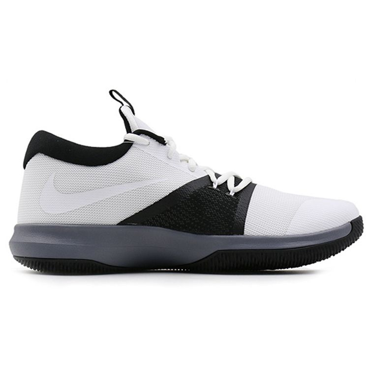 Nike Zoom Assersion EP Fabric Synthetic Leather Comfortable Versatile Shock Absorption Non-Slip Low-Top Retro Basketball Shoes 917506-100