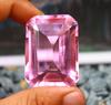 Wonderful Big Offer 161.80 Carat Pink Topaz Lab Created Emerald Shape Certified Gemstone SN634