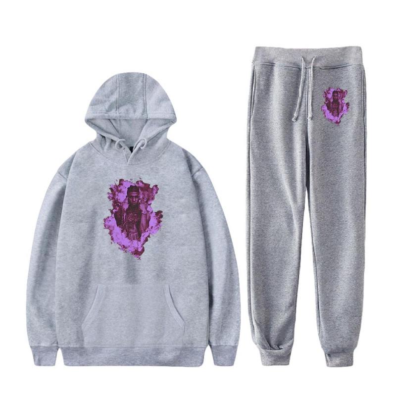 NLE CHOPPA Print Herren Damen Trainingsanzug-Sets Trend Casual