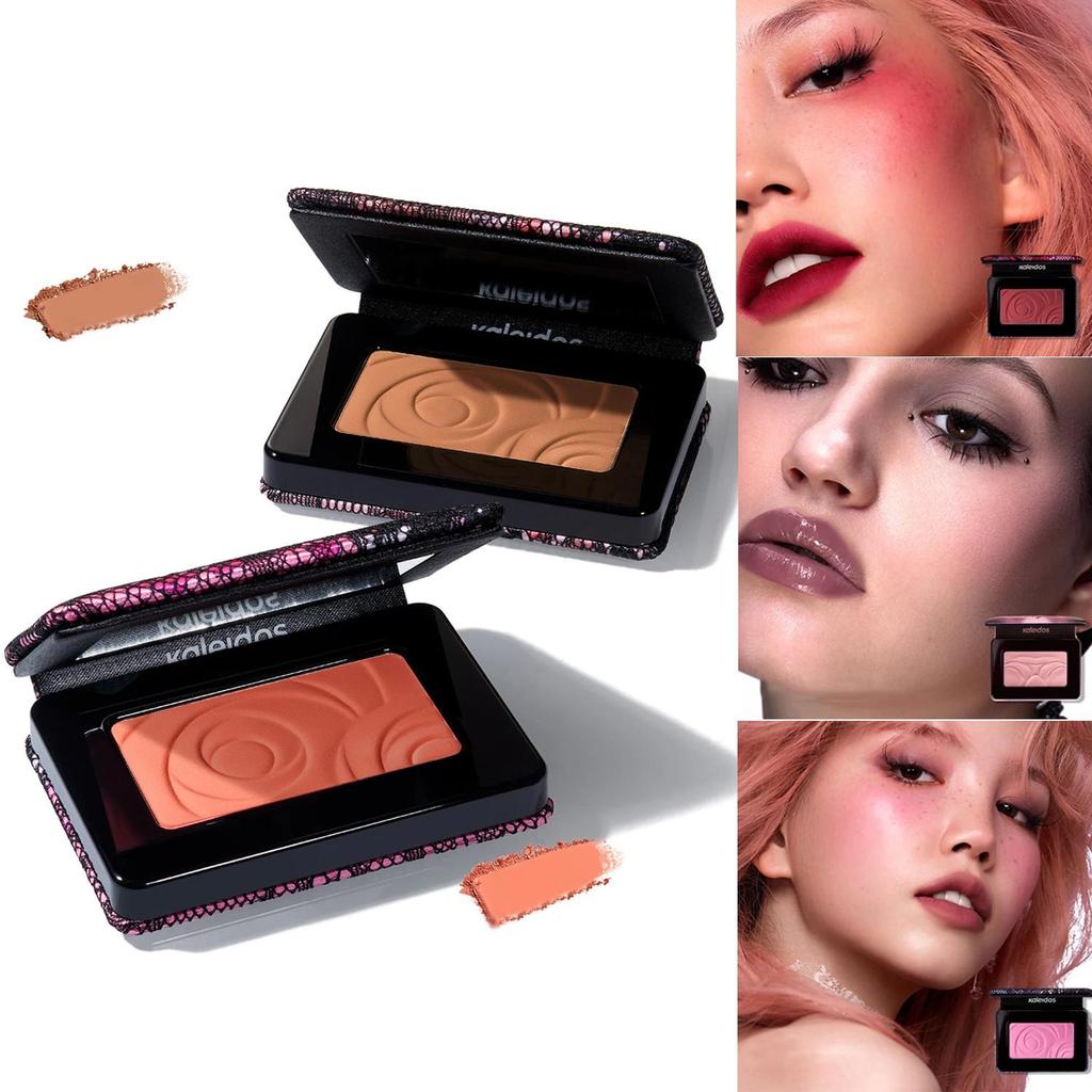 Kaleidos Matte Blush High Pigment Lightweight Long Lasting Natural Glow Buildable Sun Kissed Vegan Clean Beauty Face Makeup