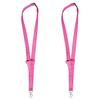 2Pcs Plain Fabric Pen Lanyards with Pen Glasses Holder Anti-Loss Student ID Badge Lanyard Practical Work Lanyard for Doctors Nurses Teachers