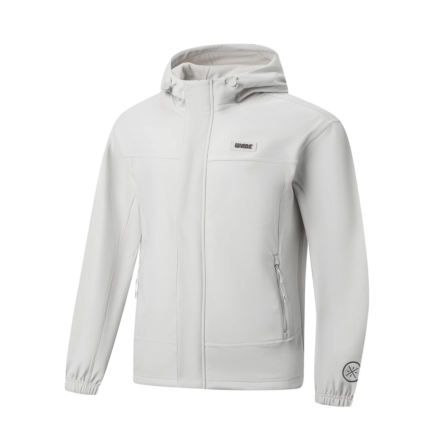 Li-Ning Wade Series Letter Zipper Hoodie Versatile Sports Jacket Men jackets AFDW161-2 M