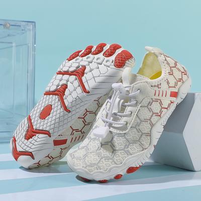Paare Flusswanderschuhe Mesh Atmungsaktiv Schnelltrocknend 5 Finger Rutschfest Vielseitig Outdoor Strand Schwimmen Wassersportschuhe