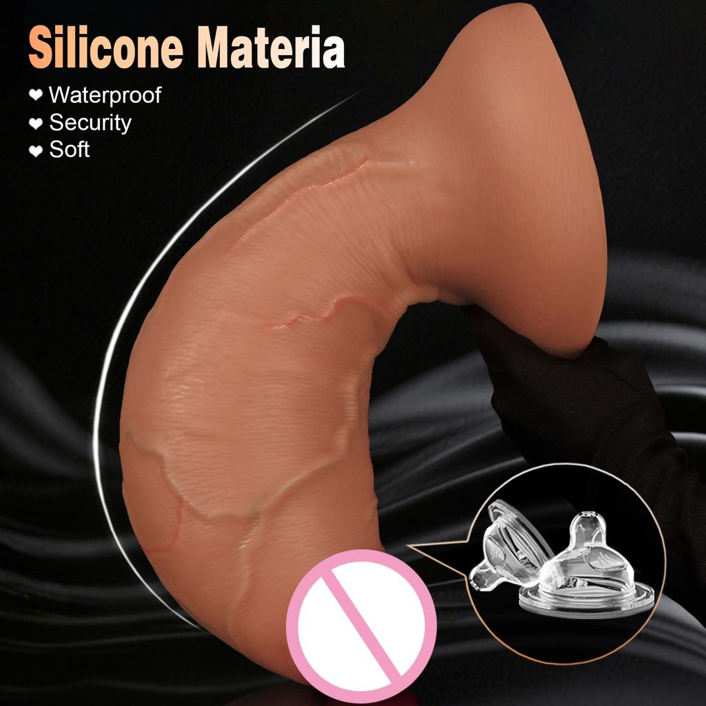Super Large And Thick Female Egg Free Penis Silicone Simulation Soft Meat Penis For Couples To Satisfy Masturbation Device Adult Sex Toy