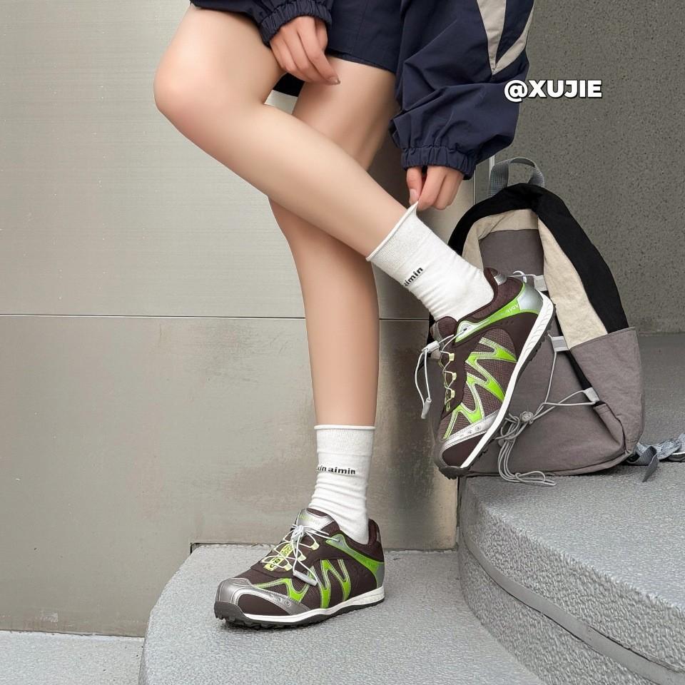 Fashion color matching breathable Forrest Gump sports shoes women's 2025 new versatile platform hiking shoes casual shoes trendy shoes