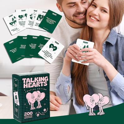 Paar Kartenspiel Paar Spaß Interaktive Kartenspiele Brettspiel für Date Nights & Reiseabenteuer Valentinstagsgeschenk für Paare