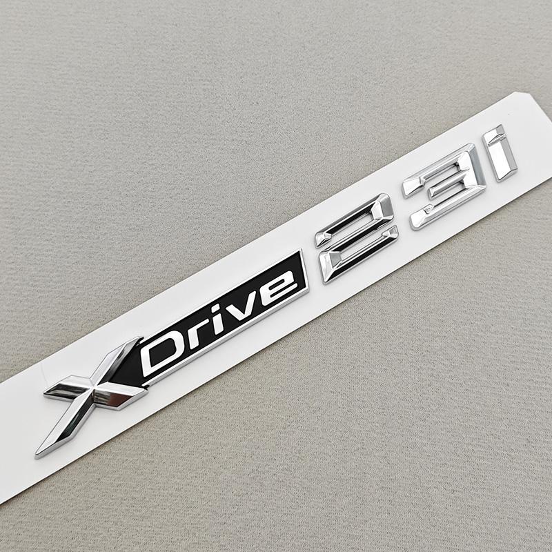 3D ABS Litery Logo Samochodu X1 XDrive 20i Emblemat Tylny Bagażnik Błotnik Boczne Naklejka Emblematyczna Dla BMW X1 X2 X3 XDrive Więcej Akcesoriów Samochodowych