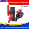 PVC Internal Thread Ball Valve - Double Thread Water Pipe Fitting (Sizes: 20, 25, 32, 40, 50, 63, 75, 110)